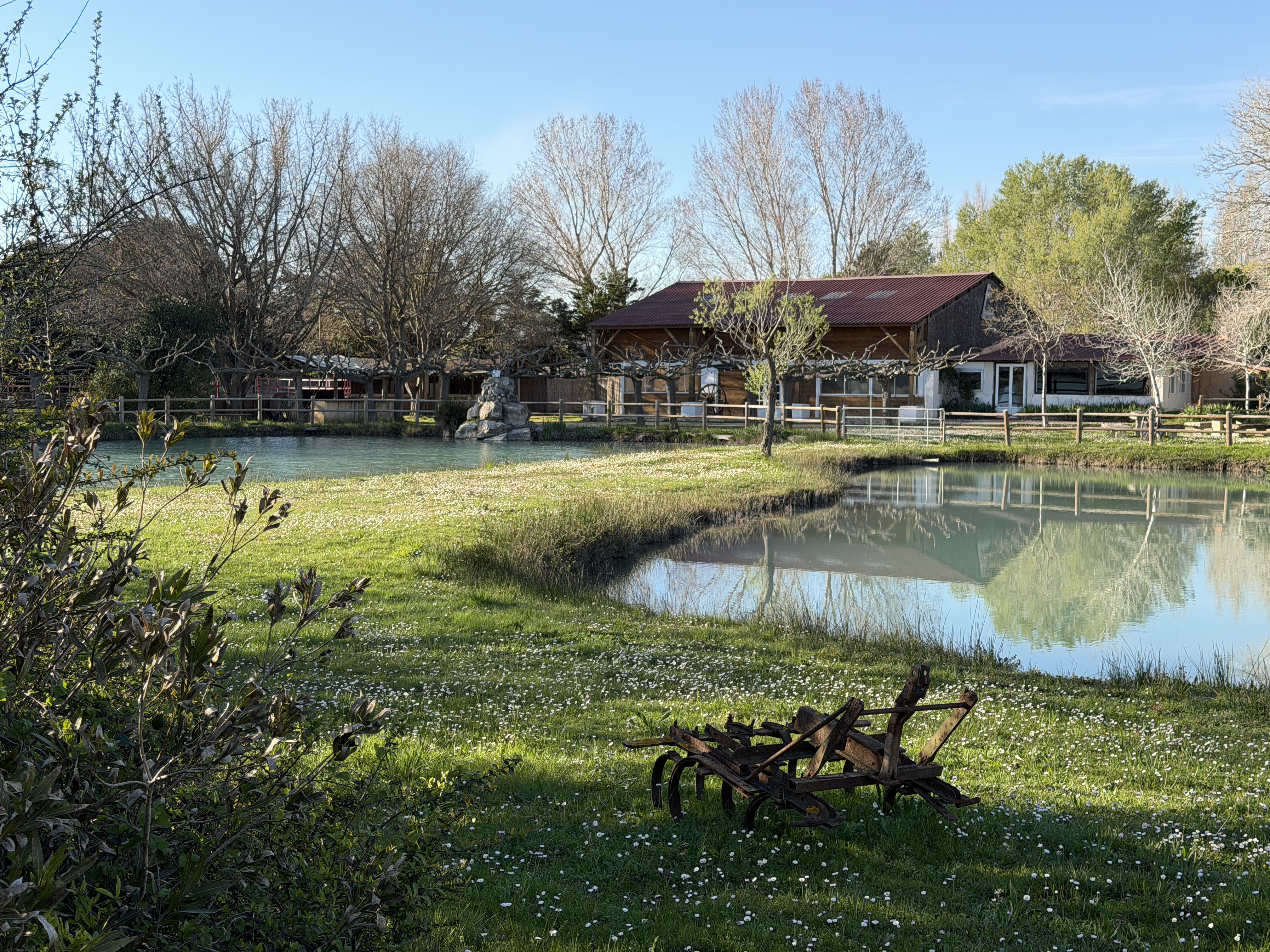 Vue sur la guinguette